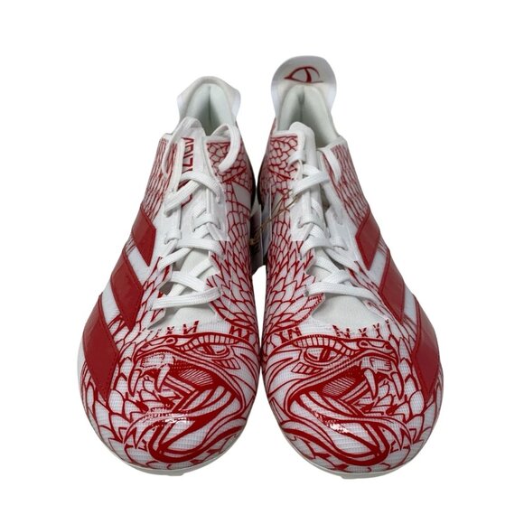 Adidas Adizero Electric Men Football Cleats White Red IH8571 NEW main image 7